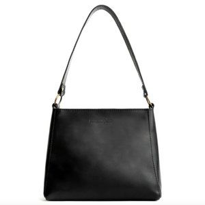Portland Leather Triangle Shoulder Bag`